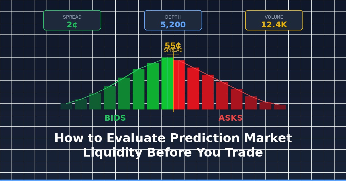 How to Evaluate Prediction Market Liquidity Before You Trade